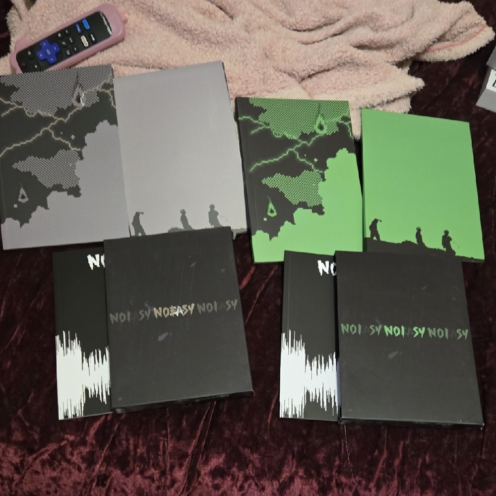 Graphic Novel Set with Green and Black Covers